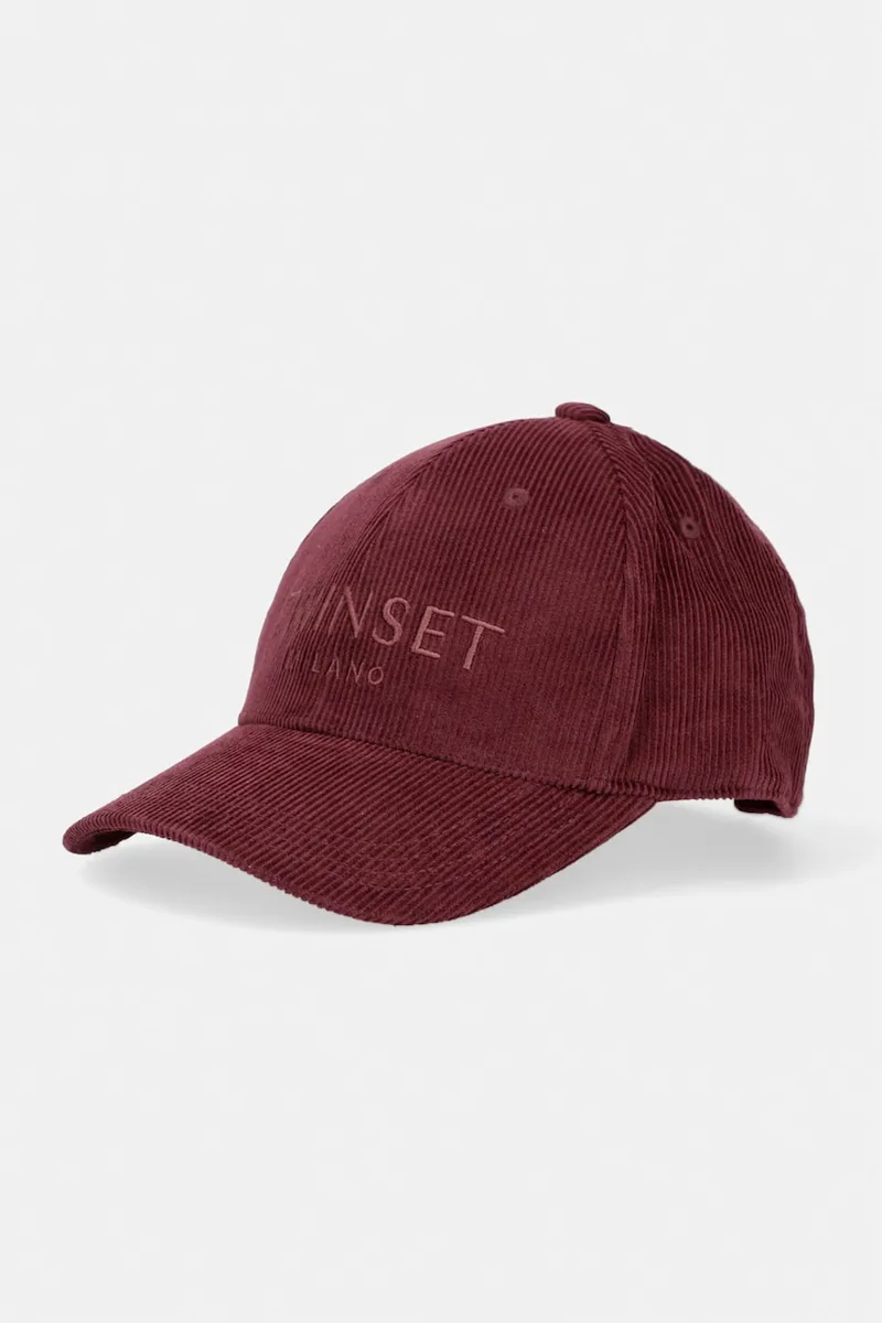 Twinset Καπέλο με γείσο γυναικείο κοτλέ