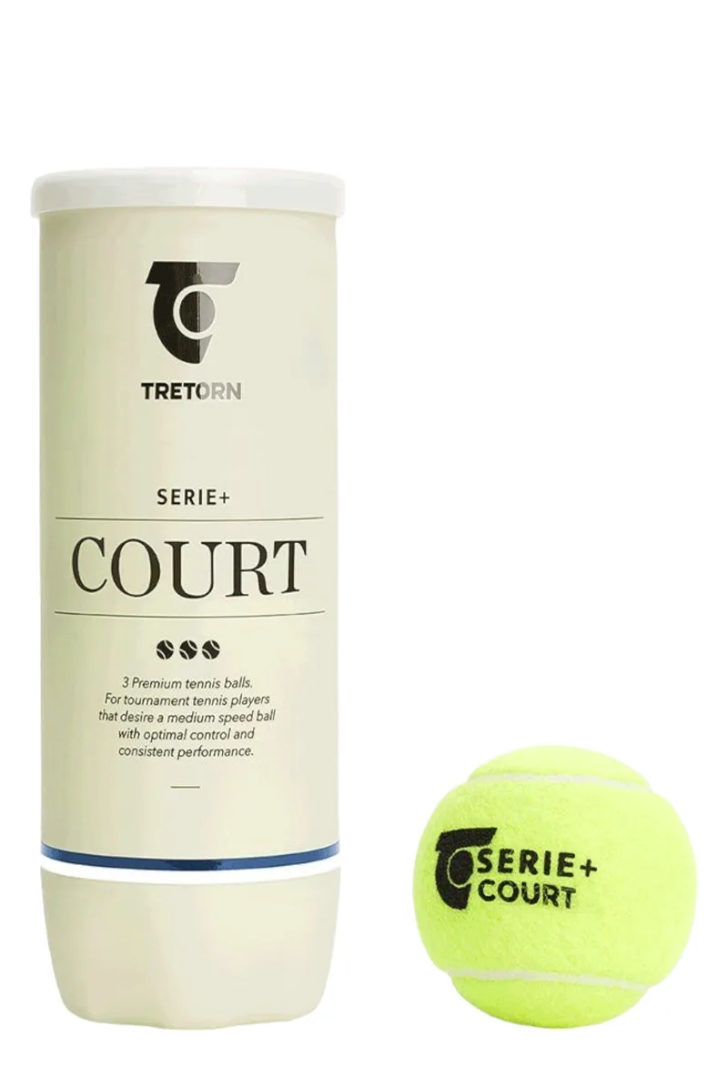 Μπαλάκια Τένις Tretorn Serie+ Court 3-Pack Tube 473607