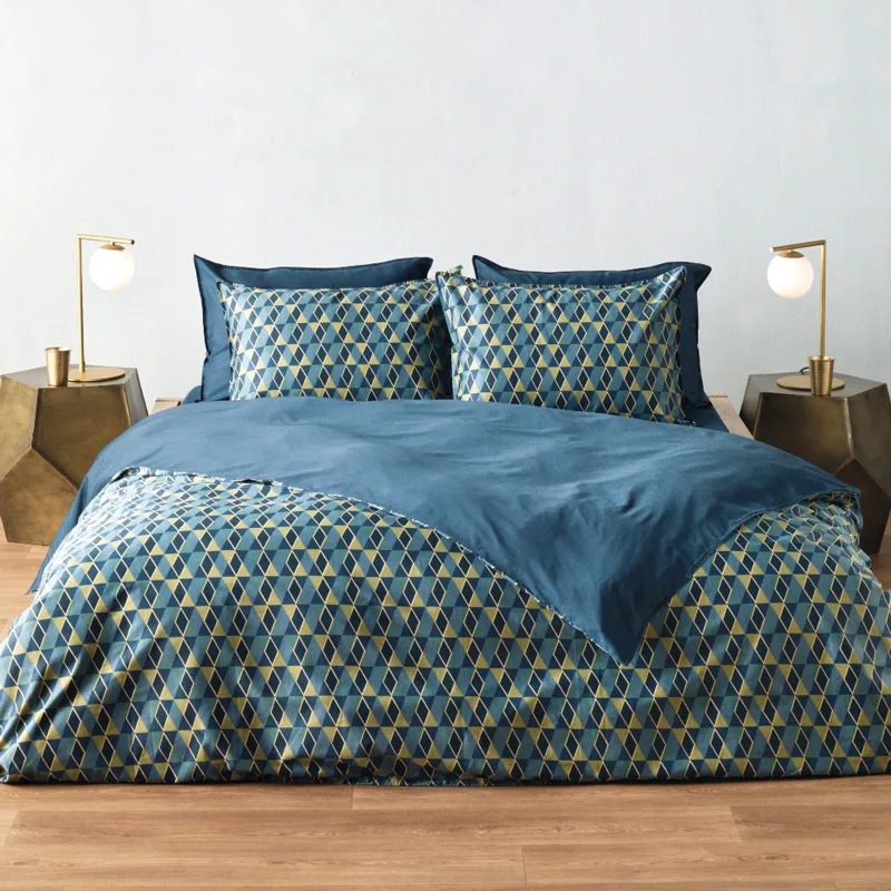 Σεντόνια Υπέρδιπλα Σετ Kentia Zahos 01 Blue