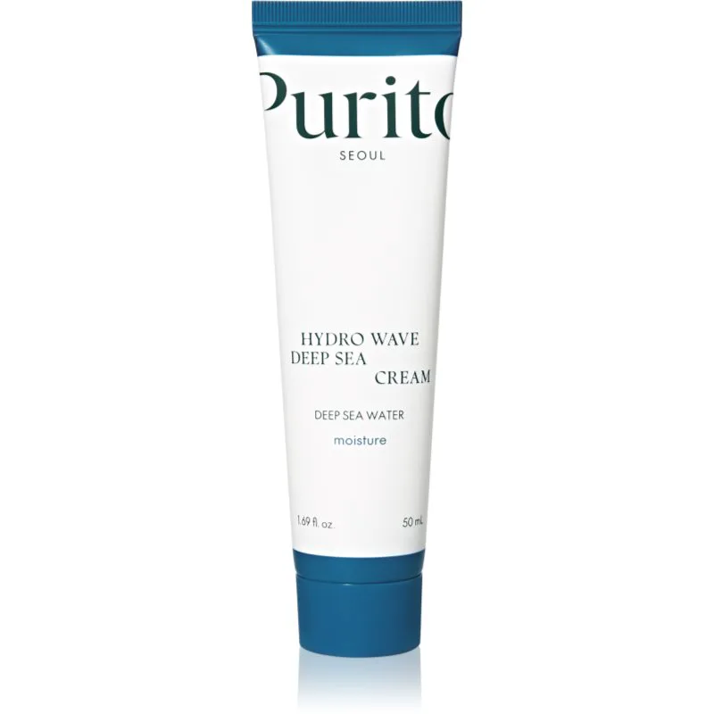 Purito Hydro Wave Deep Sea Cream ενυδατική κρέμα για πρόσωπο με αντιρυτιδικά αποτέλεσματα 50 ml