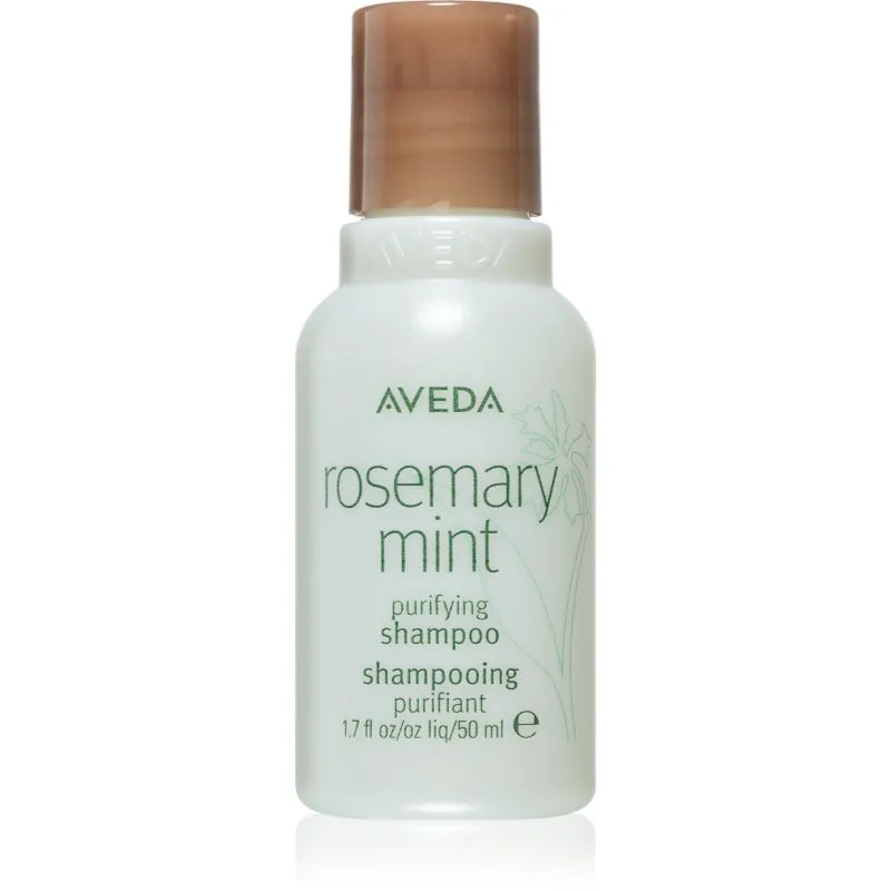 Aveda Rosemary Mint Purifying Shampoo σαμπουάν για βαθύ καθαρισμό για λάμψη 50 ml