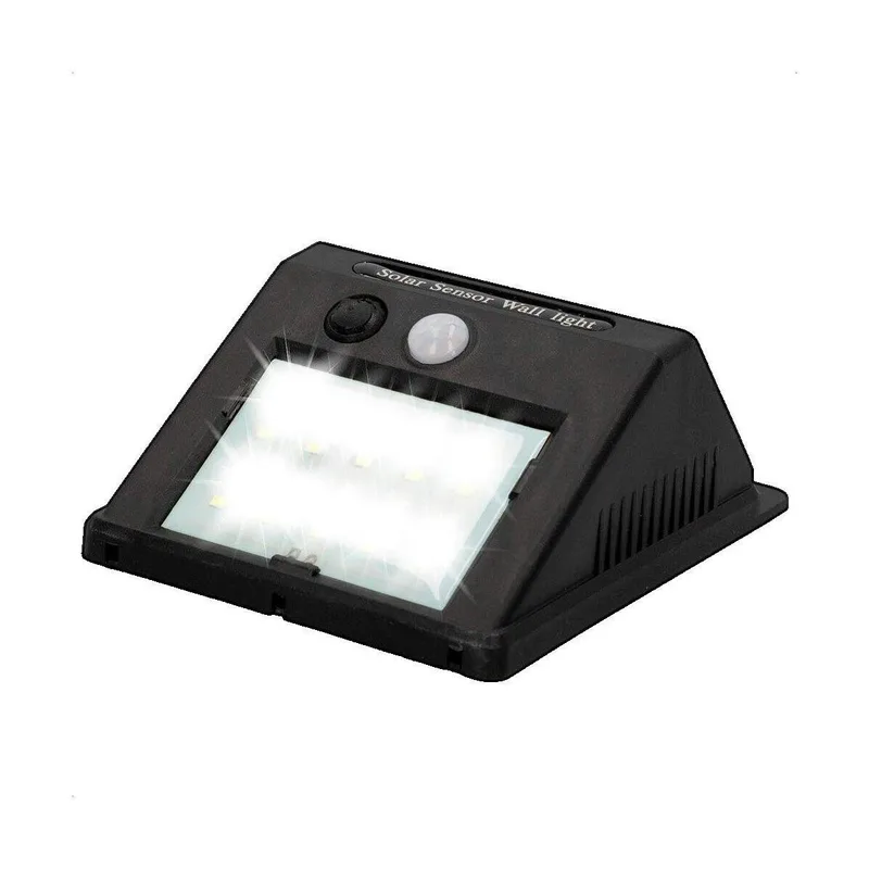 Εξωτερικός φωτισμός Aktive Applique Solaire 8 LED Noir