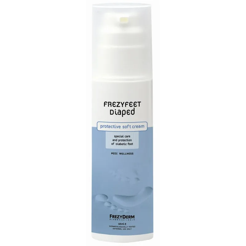 Frezyderm Frezyfeet Diaped Protective Soft Foot Cream Κρέμα Περιποίησης & Προστασίας του Διαβητικού Ποδιού 125ml