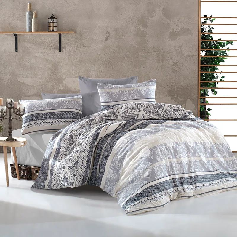 Σεντόνια King Size (Σετ) 240X270 Dimcol Ανδρομάχη 317 Χωρίς Λάστιχο (240x270)