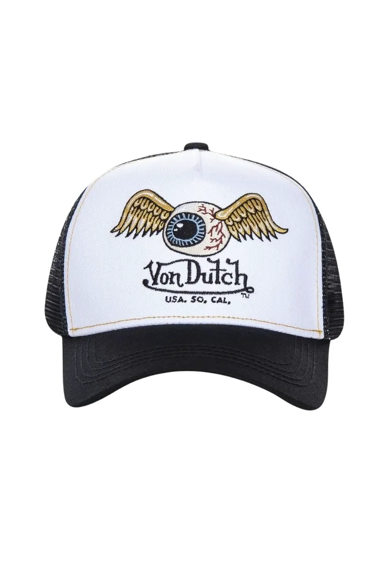 VON DUTCH Καπέλα VD/0/CAS1/ART/WHI - Λευκό-VD/0/CAS1/ART/WHI-WHITE