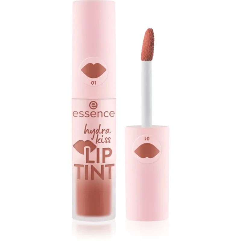 essence Hydra Kiss βαφή για τα χείλη απόχρωση 01 Blushing Nude 4 ml