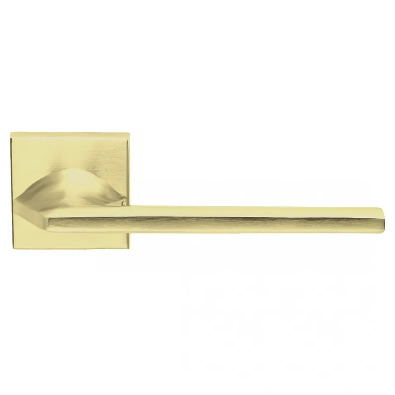 Πόμολα Πόρτας ILAVIO χειρολαβές με ροζέτα 2406 Brass Mat (Τεμάχιο (αριστερό εξώπορτας))