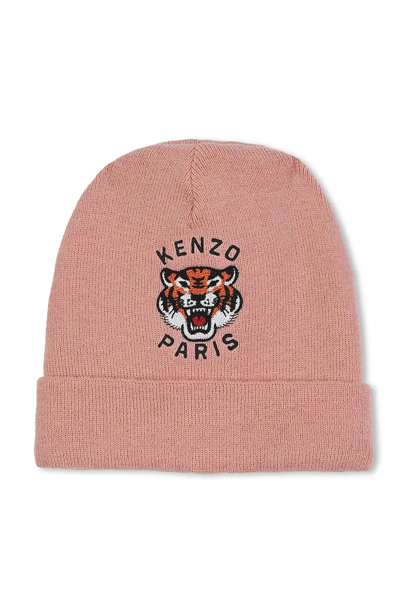 Παιδικός σκούφος από μείγμα κασμίρ Kenzo Kids