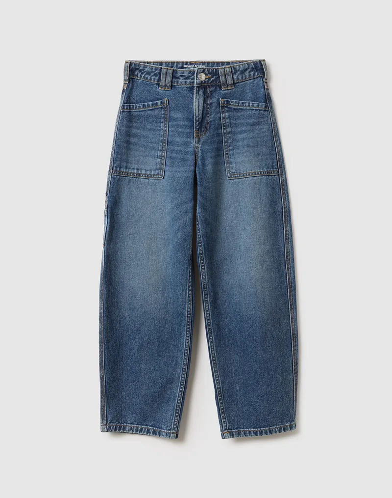 OVS BALOON DENIM 2553416-MEDIUM BLUE DenimBlue