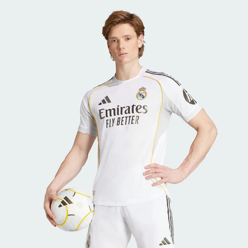 adidas Real Madrid FC 2025/26 Home Authentic Ανδρική Ποδοσφαιρική Φανέλα (9000249919_1539)