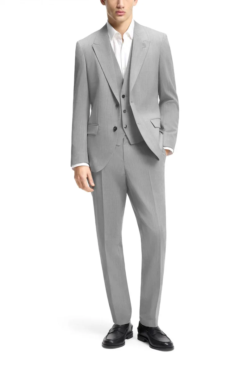 HUGO ΚΟΥΣΤΟΥΜΙ ΜΕ ΓΙΛΕΚΟ MARGOTTO SLIM FIT HENRY GETLIN 242V2X ΣΙΕΛ