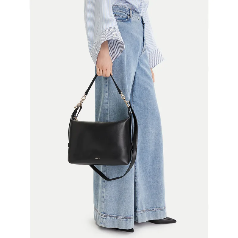 Τσάντα Furla Tonie M WB01964 A.0023 CN O6000 Μαύρο