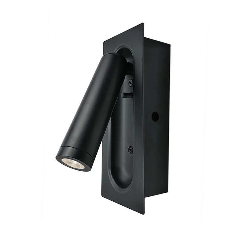 Σποτ Μονόφωτο LED Χωνευτό Aca Aias SF701LEDB Black