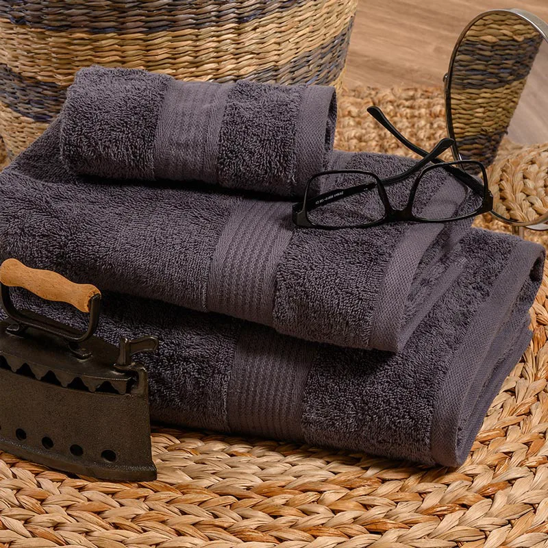 Πετσέτες Μπάνιου Σετ 3τμχ Melinen Kenzo Anthracite