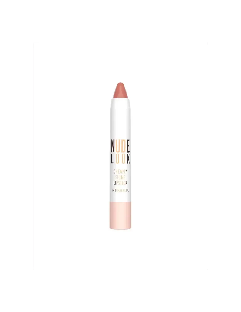 GR Nude Look Creamy Shine Lipstick-04(Coral nude)