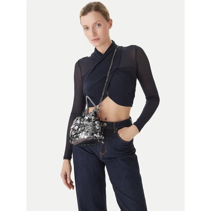 Τσάντα Guess HWEM95 38750 Ασημί