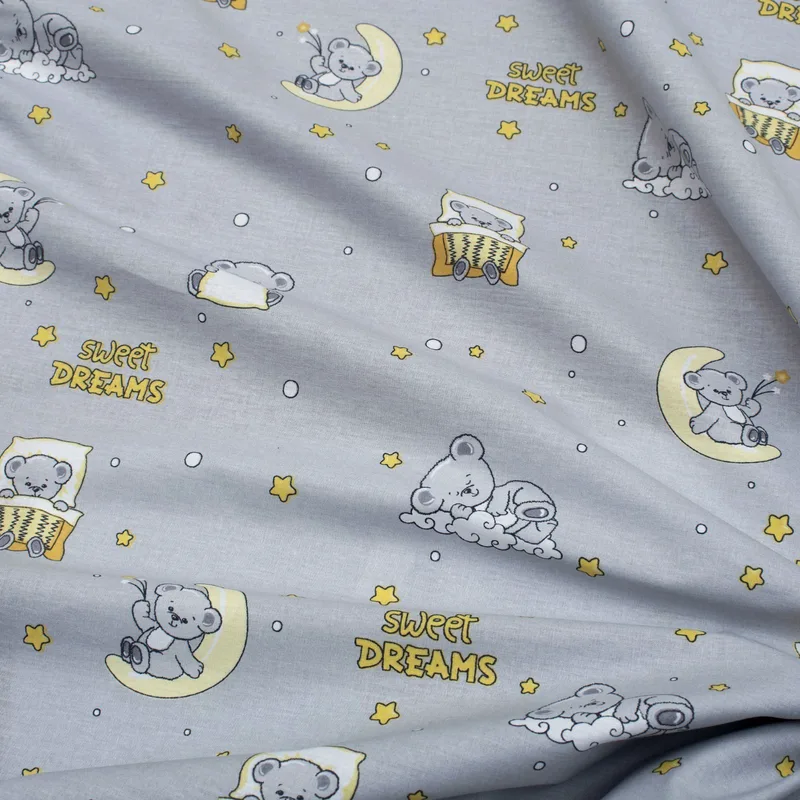 Σεντόνι Λίκνου Dimcol Sweet Dreams 552 Grey 80x110