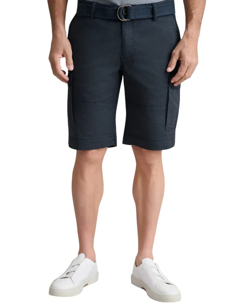 Navy & Green Ανδρική Βερμούδα Cargo Με Ζώνη 24RE.123/CGV.2 NEW BLUE