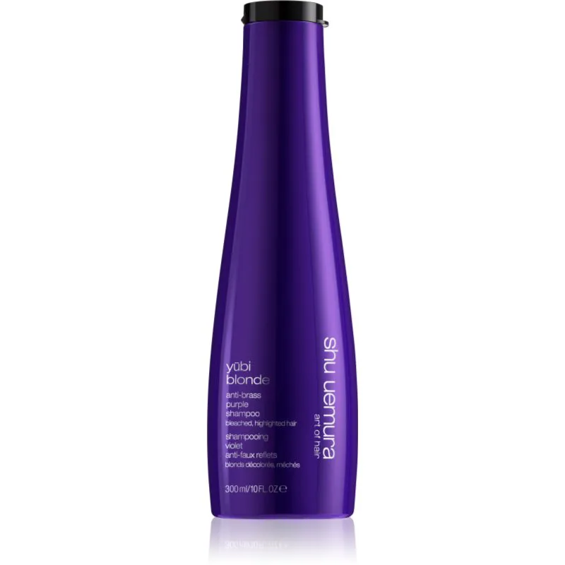 Shu Uemura Yūbi Blonde Βιολέ σαμπουάν εξουδετέρωση κίτρινων αποχρώσεων 300 ml