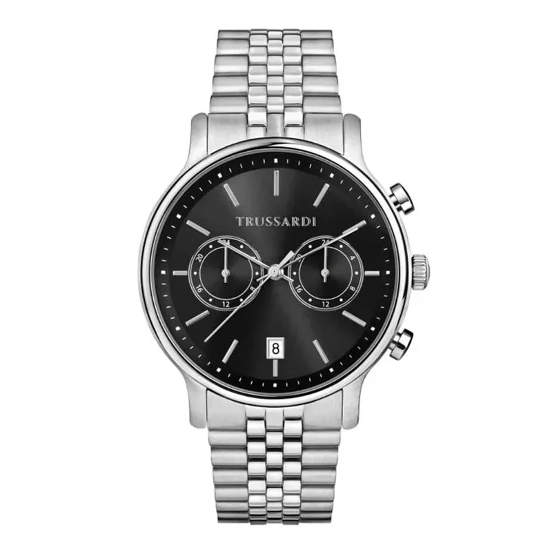 TRUSSARDI T-Inedito Silver Stainless Steel Bracelet R2453174002