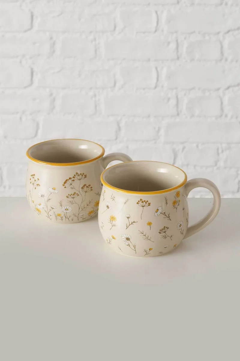 DOMUS HOMUS πορσελάνινη κούπα "Meadow" 180 ml - 20-28-176