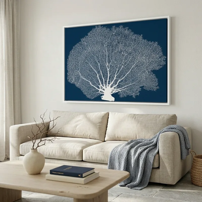 Πινακας σε καμβά SEA FAN