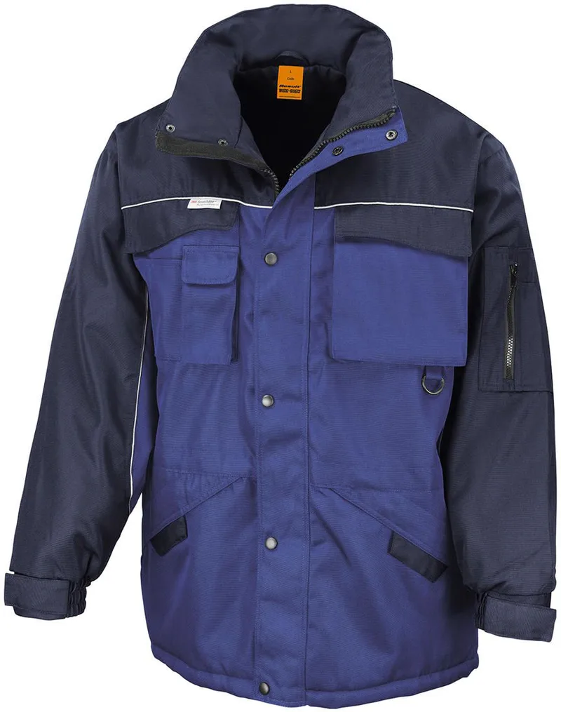 Μπουφάν Ασφαλείας Heavy Duty Combo Result R072X Royal/Navy