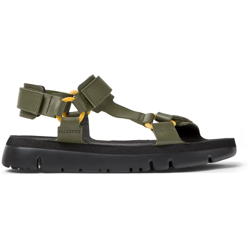CAMPER Oruga - Πέδιλα Για Ανδρικα - Πράσινο, Μέγεθος 45, Smooth leather
