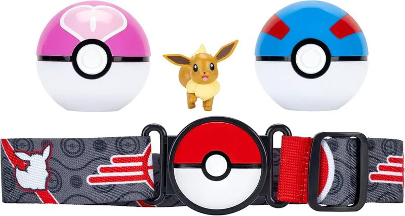 Pokemon Ζώνη Με 2 Clip'N Go W19-2 Σχέδια (JW095283-W19)