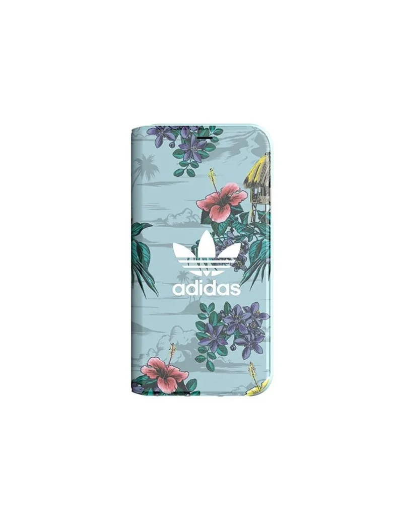 Adidas Booklet Case Floral for iPhone X XS Gray