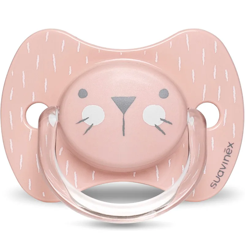 Πιπίλα Ανατομική Suavinex 306591 Whiskers Ροζ 0-6m