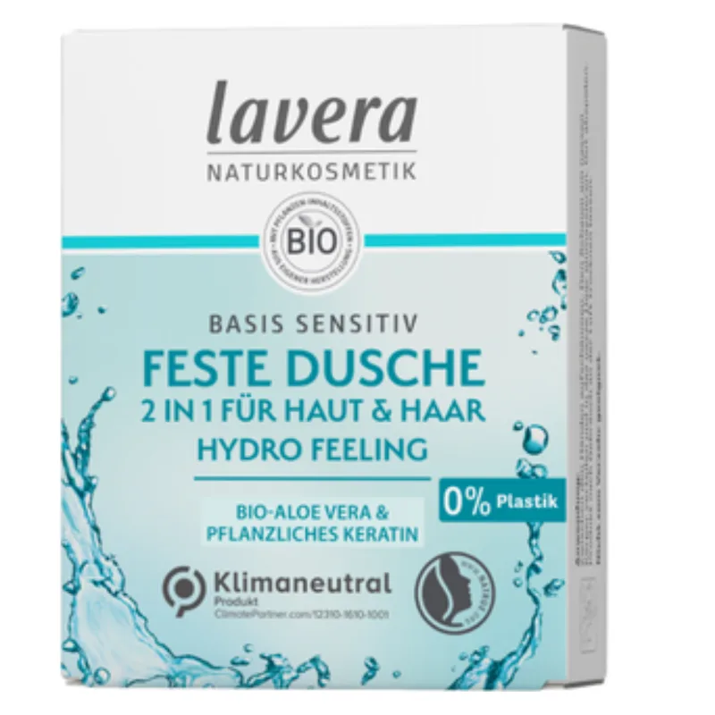 Lavera basis sensitiv - 2in1 Solid Shampoo Skin and Hair, 50 g