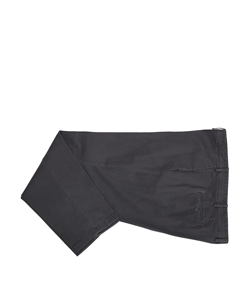Kaiserhoff PLUS SIZE Ανδρικό Παντελόνι Chinos Βαμβακερό Modern Fit σε Σκούρο Γκρι