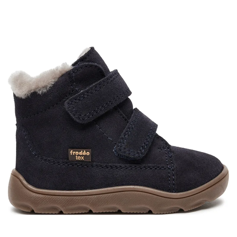Μπότες Froddo Zeru Tex Furry Barefoot G2110149 M Μπλε