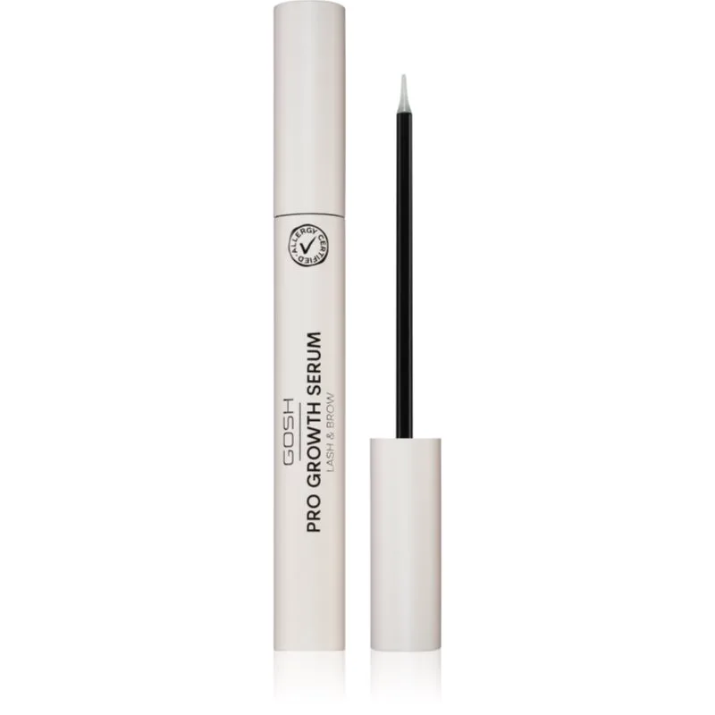 GOSH COPENHAGEN PRO Growth Serum βέγκαν ορός ανάπτυξης για βλεφαρίδες και φρύδια απόχρωση Transparent 8 ml