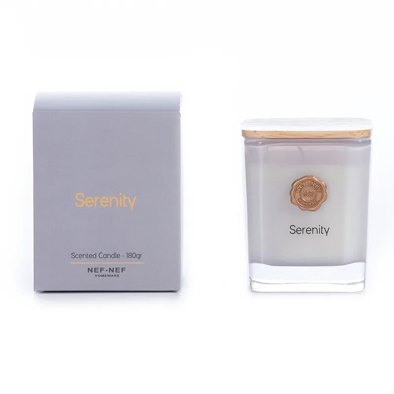 Αρωματικό Κερί Serenity 180Gr Grey Nef Nef