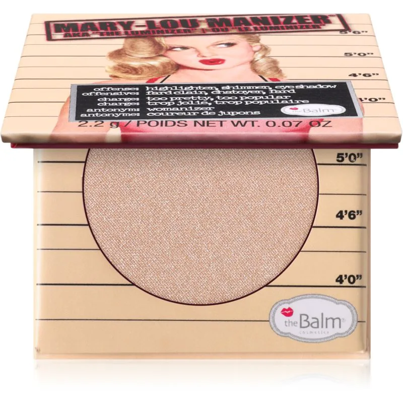 theBalm Lou Manizer Luminizer λαμπρυντικό και σκιές ματιών σε ενα 2.2 γρ