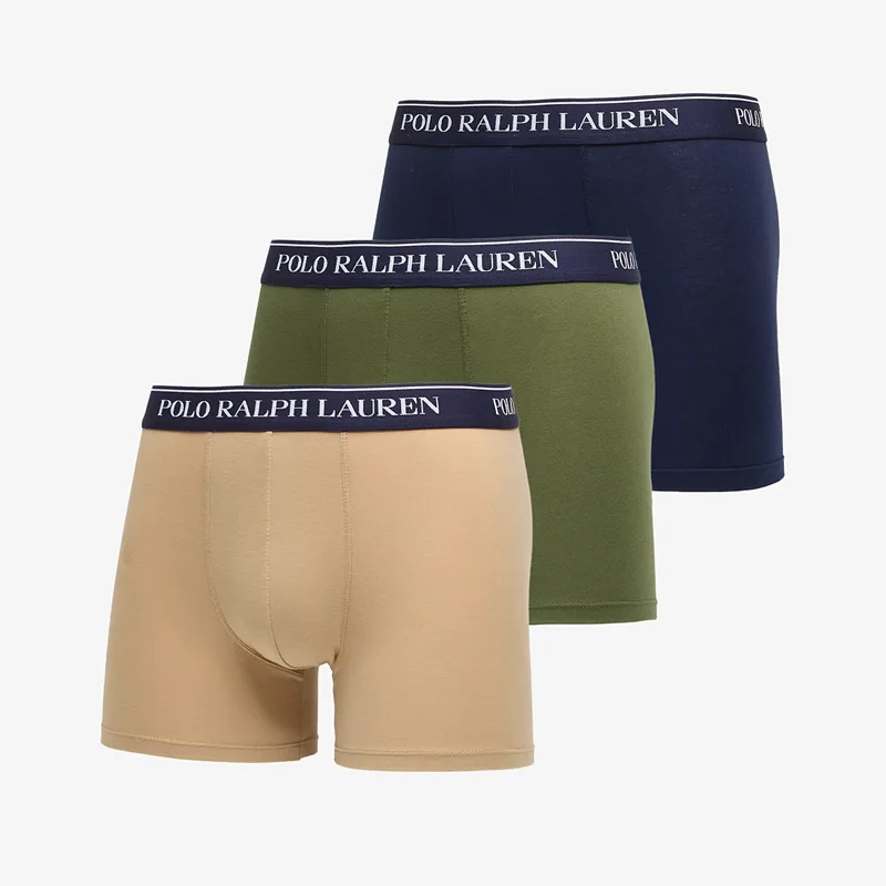 Μπόξερς Ralph Lauren Boxer Brief-3 Pack Boxer Brief Blue S