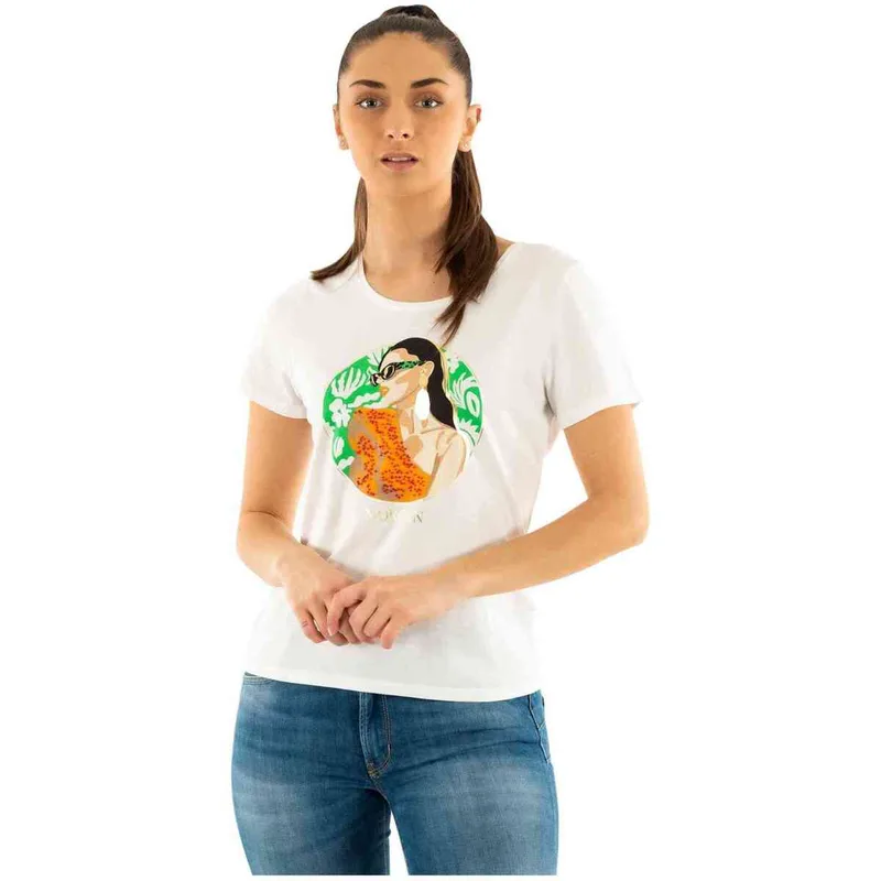 T-shirt με κοντά μανίκια Morgan 077-50708223426899