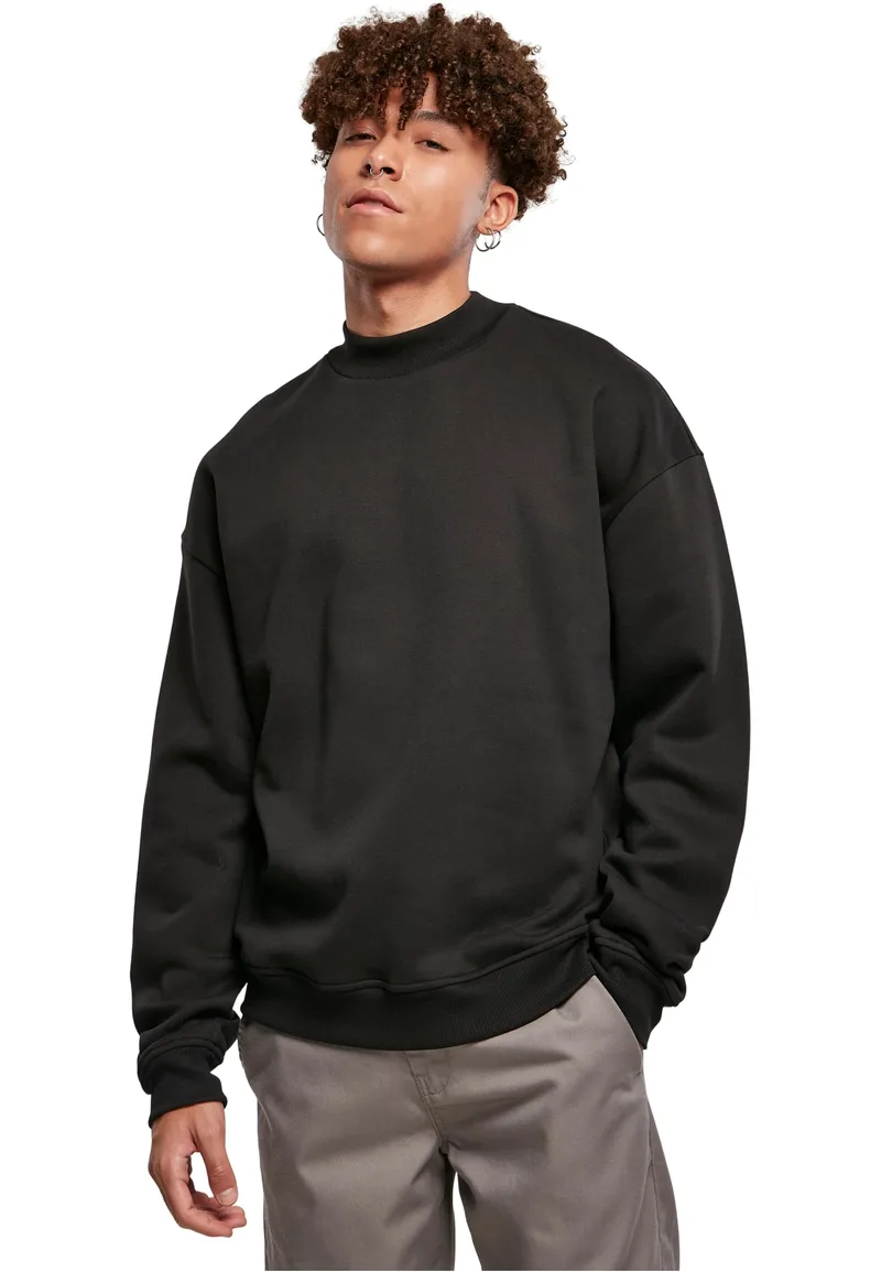 Φούτερ Mock Neck Crew TB4483 Urban Classics Black