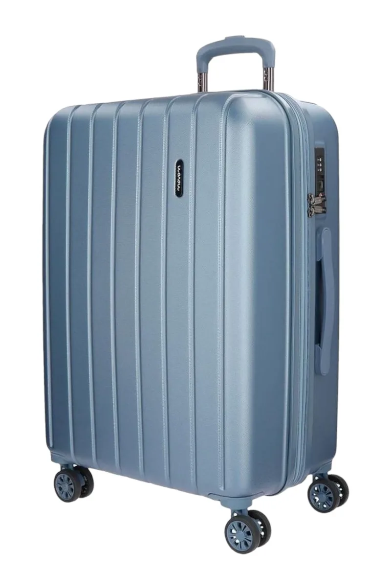 Σκληρή Βαλίτσα Movom Wood Trolley 75×32×52cm 5319373-SILVER