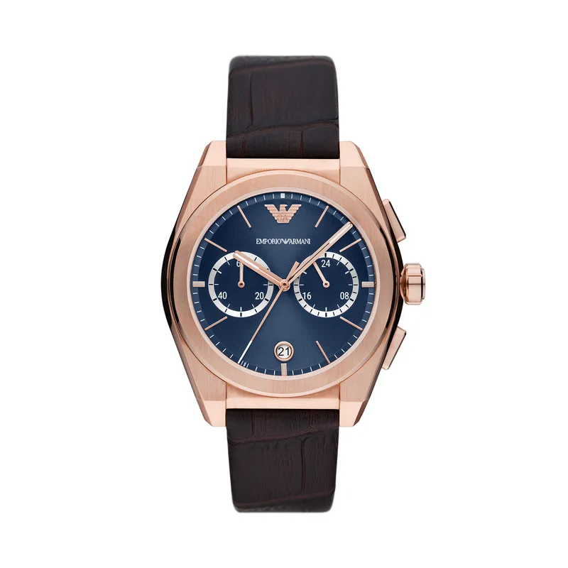 Ρολόι Emporio Armani Federico AR11563 Καφέ