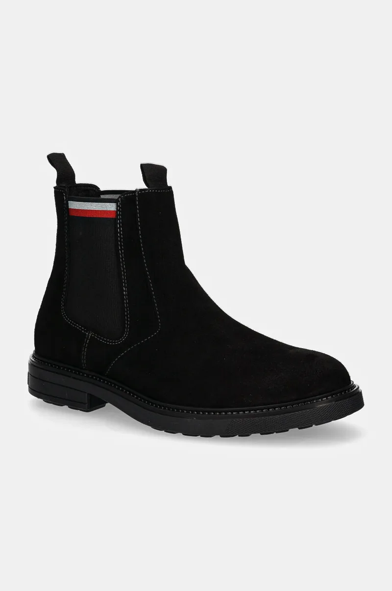 Σουέτ μπότες τσέλσι Tommy Hilfiger HILIFGER OUTDOOR SUEDE CHELSEA