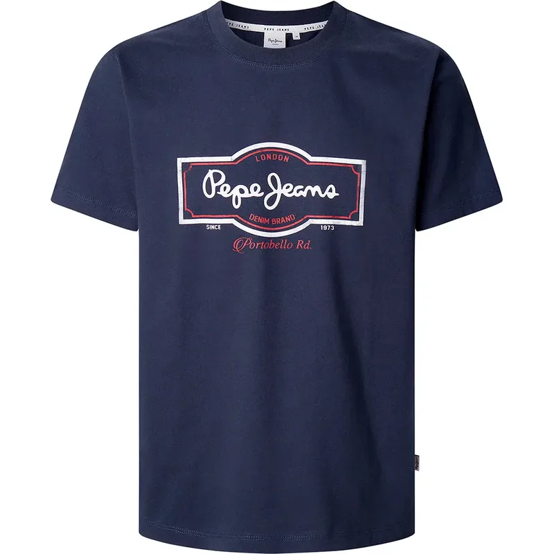 Pepe Jeans Ανδρική Μπλούζα T-Shirt Daxton Tee PM509786-594 Μπλε