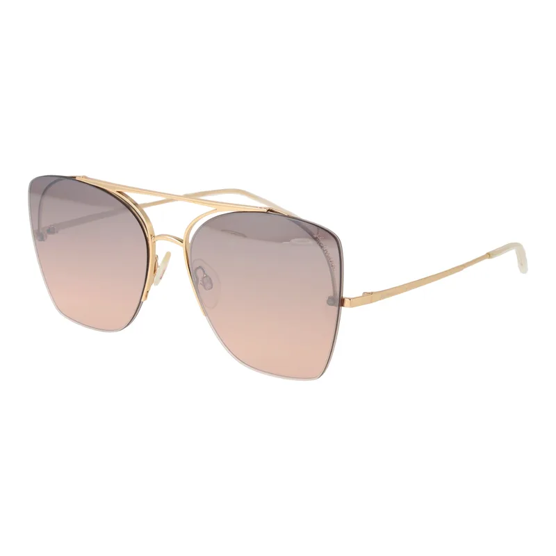 Ana Hickmann Women's Sunglasses HI3075-5804D with Metal Frame, Lens/Bridge/Temple Dimensions 58/17/145 mm, Χρυσό Color, Brown Category 2 Gradient & Mirror Lenses with 100% UVA & UVB Protection