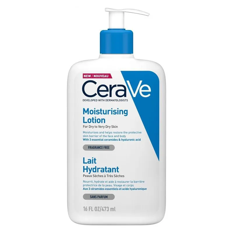 CeraVe Moisturising for Dry to Very Dry Skin Face & Body Lotion Ενυδατικό Γαλάκτωμα Προσώπου & Σώματος για Ξηρή εώς Πολύ Ξηρή Επιδερμίδα 473ml