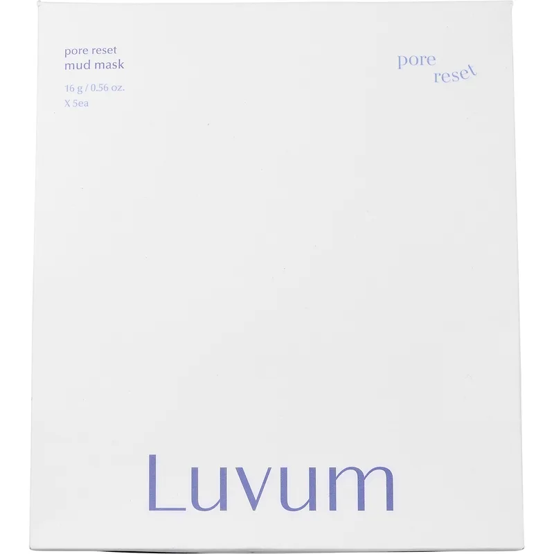 Luvum Pore Reset Mud Mask 16g x Απολεπιστική Μάσκα Προσώπου 5 Τεμάχια