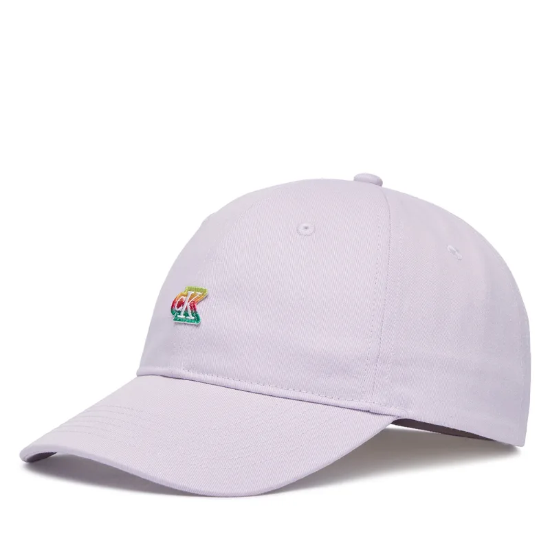 Καπέλο Jockey Calvin Klein Iridecent LV04D5133G Ανοιχτό μοβ