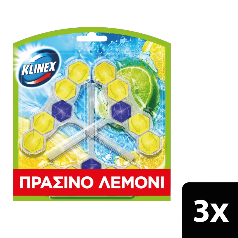 Klinex WC Block Power 5 Πράσινο Λεμόνι 50γραμ
