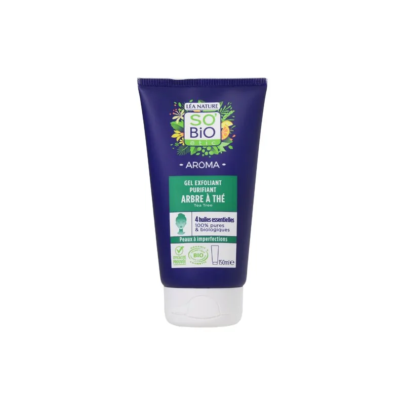 LÉa nature so bio étic Tea Tree Brightening Peeling Gel, 150 ml